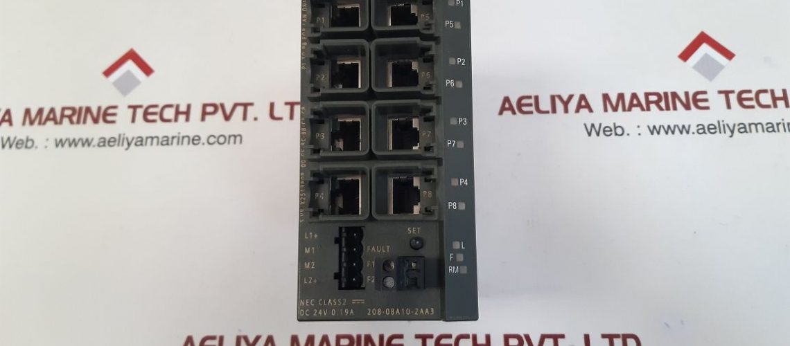 SIEMENS 1P 6GK5208-0BA10-2AA3 SIMATIC NET INDUSTRIAL ETHERNET SWITCH