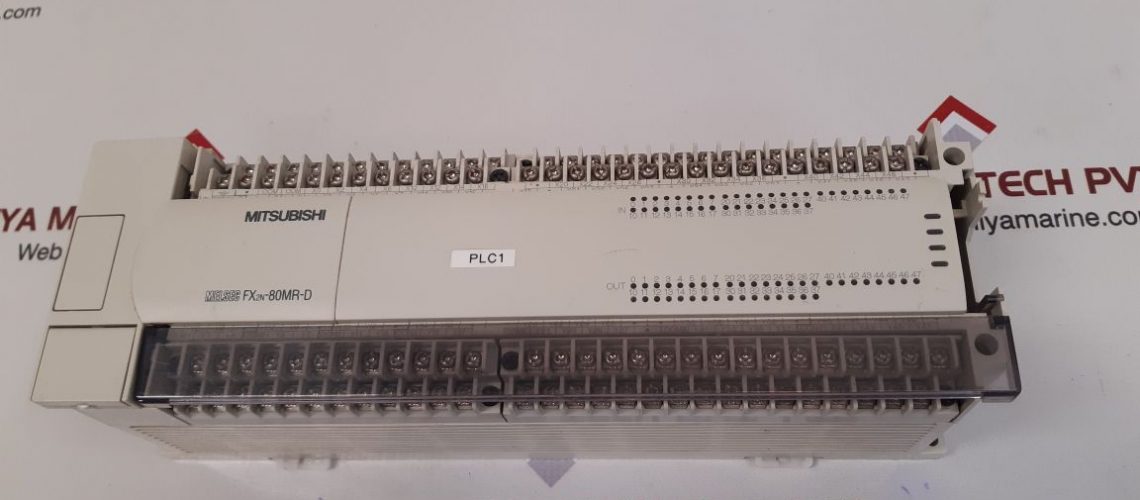 MITSUBISHI MELSEC FX2N-80MR-D PROGRAMMABLE CONTROLLER