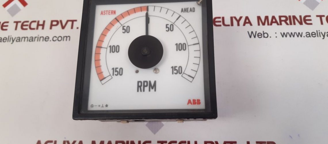 ABB DEIF 0-150 RPM INDICATOR