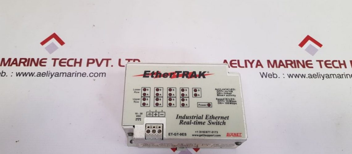 SIXNET ET-GT-9ES-1 INDUSTRIAL ETHERNET REAL-TIME SWITCH