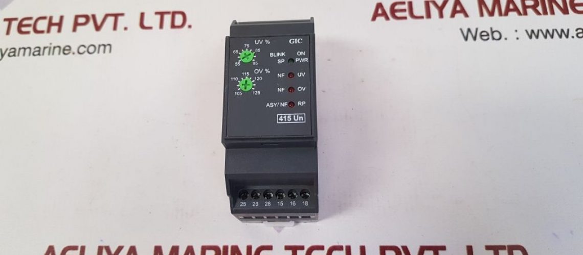 GIC SM-500 VOLTAGE MONITORING MAC04D0100E