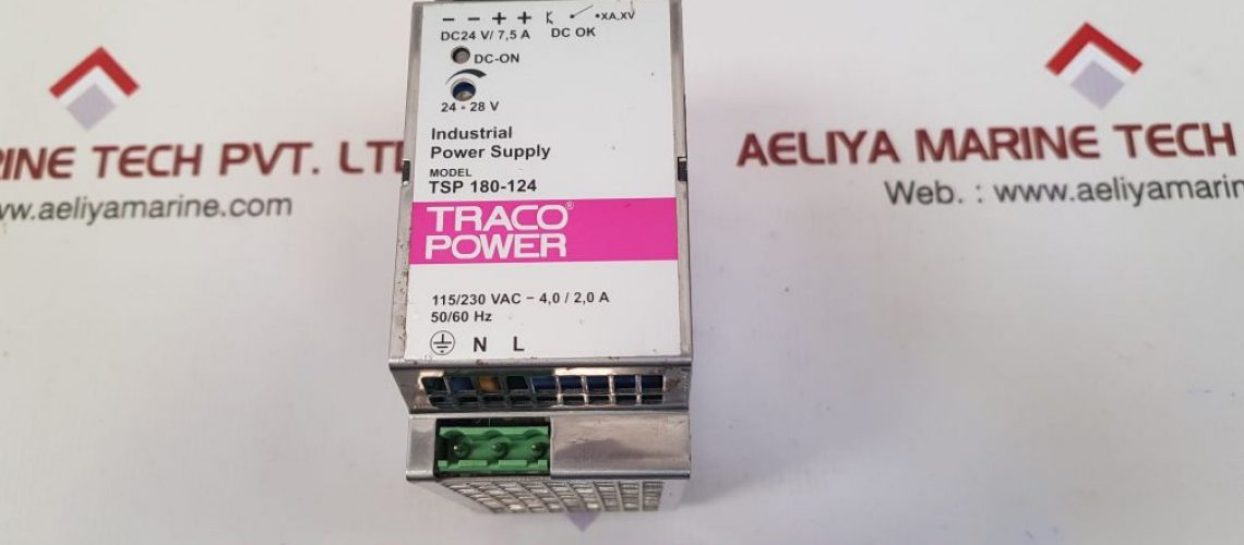 TRACO POWER TSP 180-124 INDUSTRIAL POWER SUPPLY