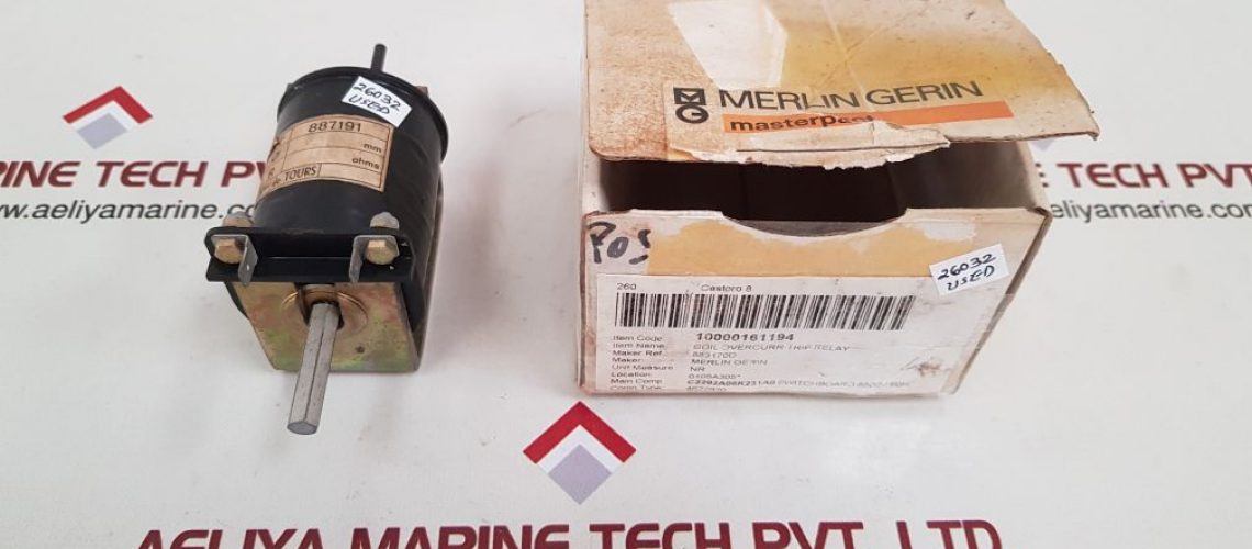 MERLIN GERIN 887191 COIL OVERCURR TRIP RELAY