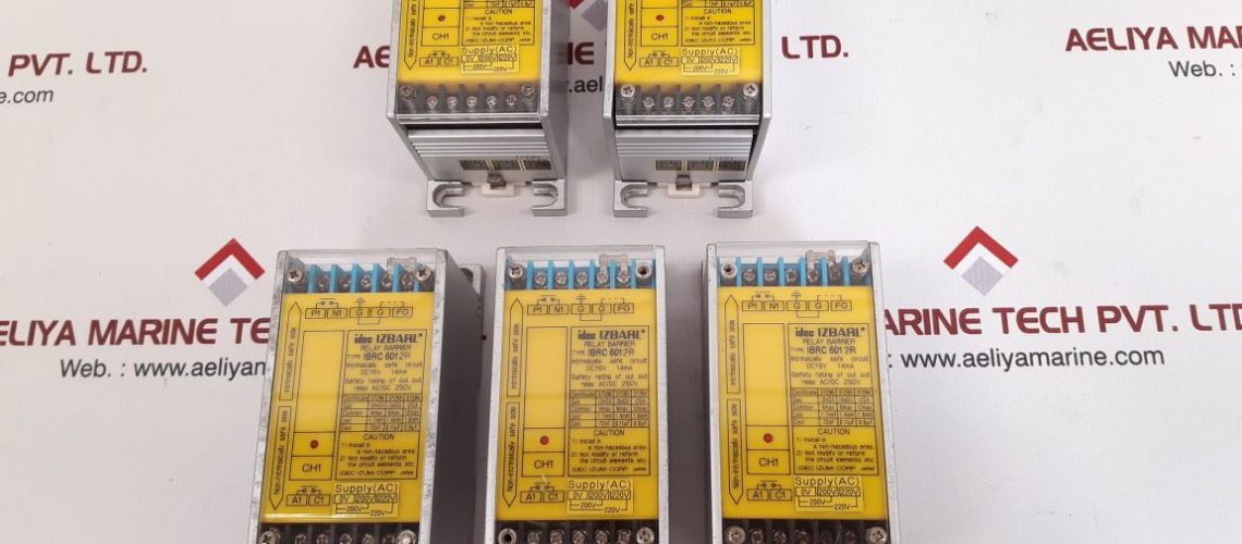 IDEC IZBARL IBRC 6012R SAFETY RATING OF OUTPUT RELAY
