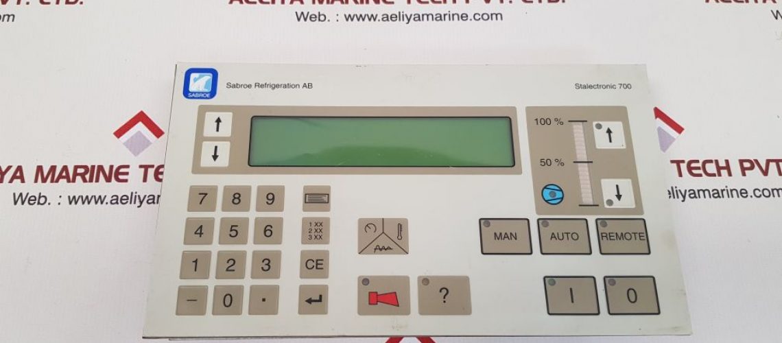 SABROE STALECTRONIC 700 OPERATORS PANEL 1921 200-1