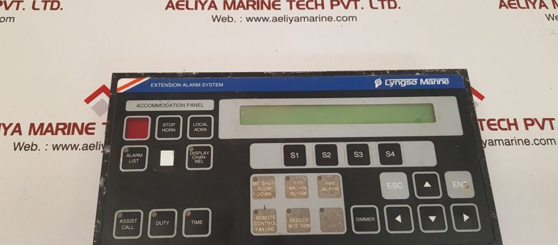 LYNGSO MARINE GPV ELBAU 970400410 ACCOMMODATION ALARM PANEL