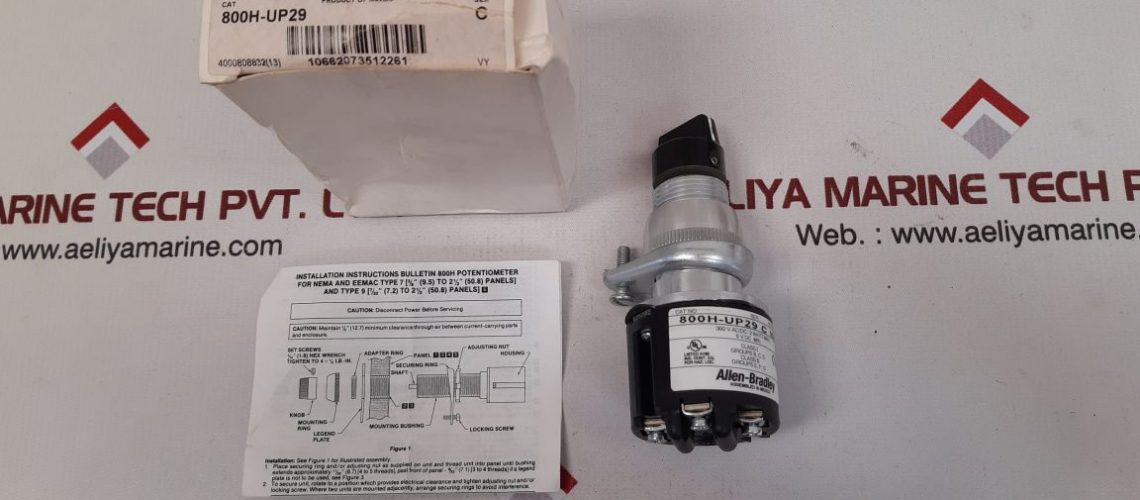 ALLEN-BRADLEY 800H-UP29 POTENTIOMETER UNIT