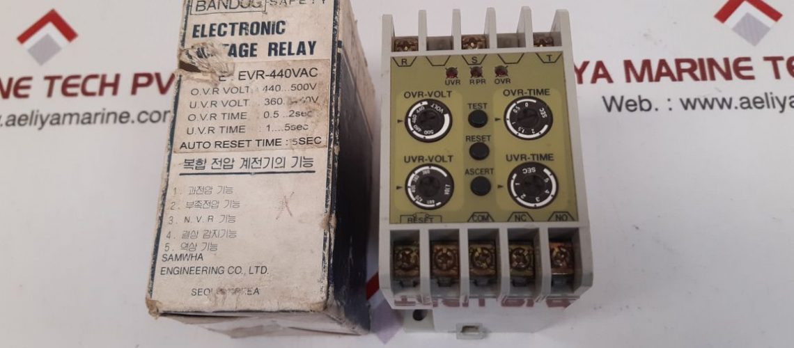 SAMWHA EVR ELECTRONIC VOLTAGE RELAY EVR-440VAC