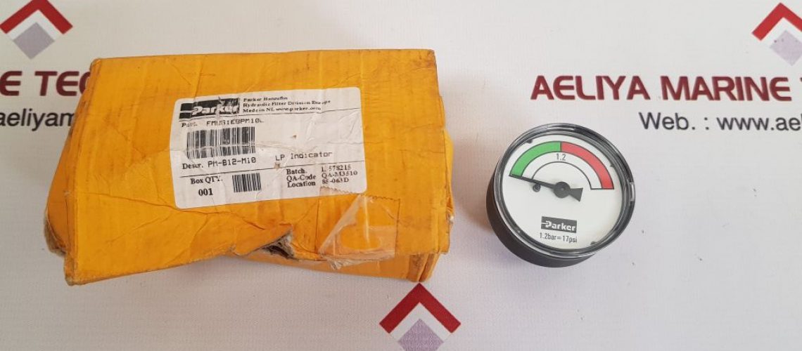 PARKER HANNIFIN FMUG1EBPM10L LP INDICATOR PM-B12-M10