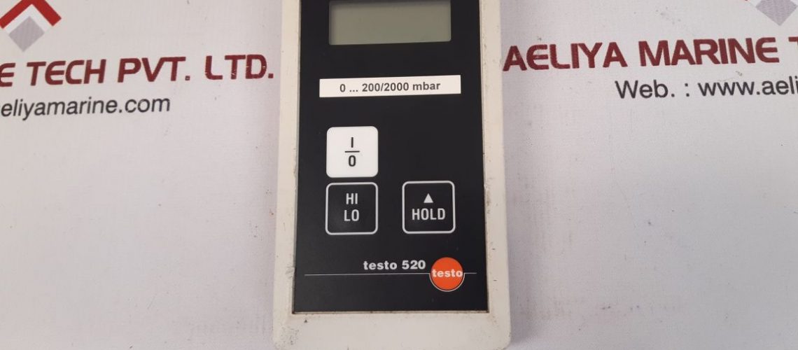 TESTO 520 PRESSURE METER