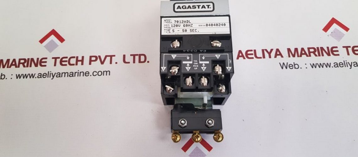 AGASTAT 7012ADL TIMING RELAY COIL 120V 60HZ