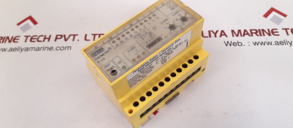BENDER IR475LY-4 GROUND FAULT MONITOR