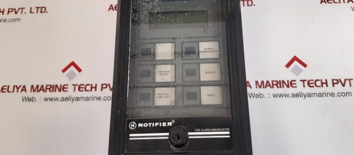 NOTIFIER LCD-80 FIRE ALARM ANNUNCIATOR REV: F