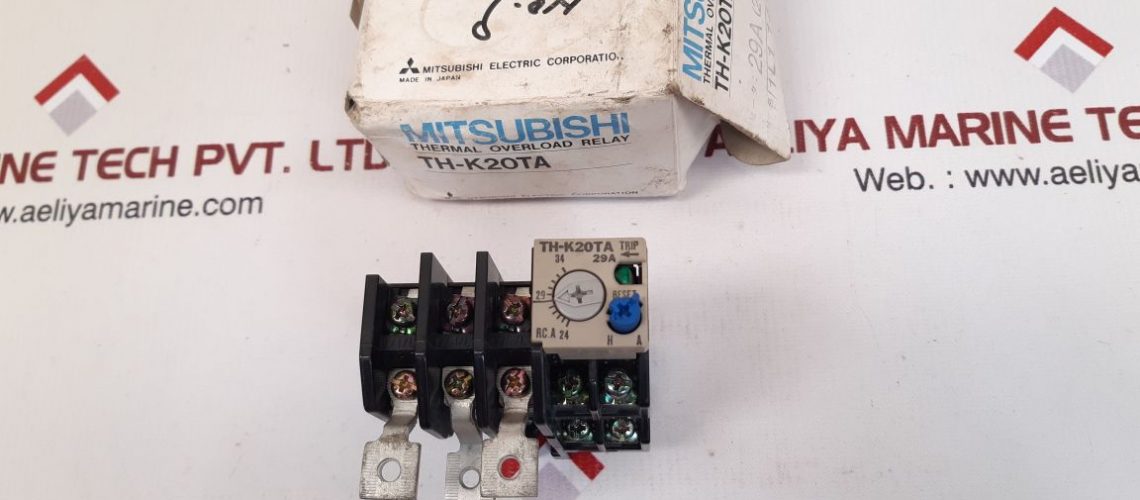 MITSUBISHI TH-K20TA THERMAL OVERLOAD RELAY