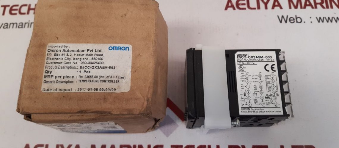 OMRON E5CC-QX3A5M-003 TEMPERATURE CONTROLLER