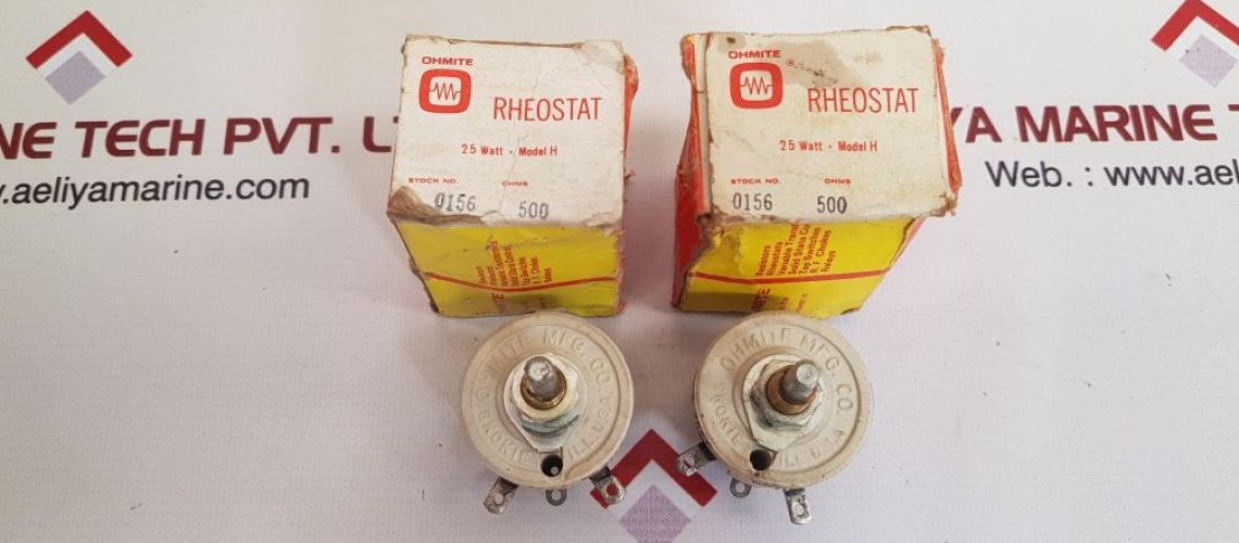 OHMITE 0156 RHEOSTAT POTENTIOMETER