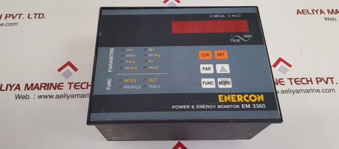 ENERCON SYSTEMS EM 3360 POWER & ENERGY MONITOR