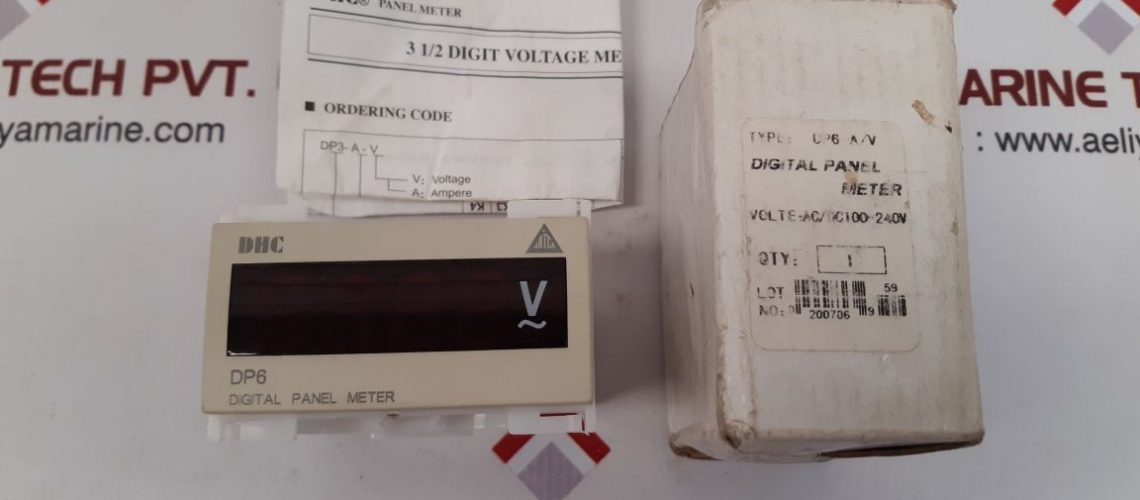 DHC DP6 A/V DIGIT VOLTAGE METER