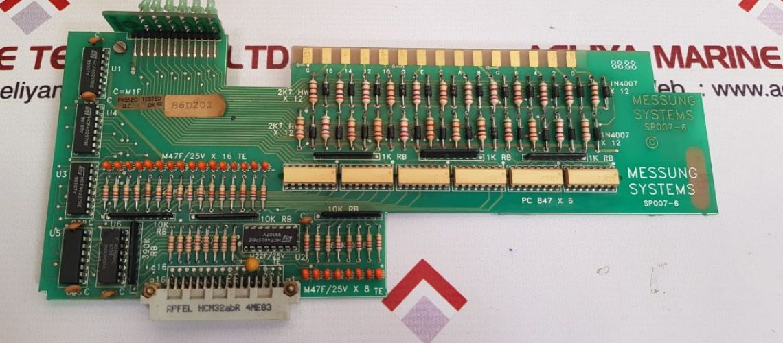 MESSUNG SP007-6 PCB CARD