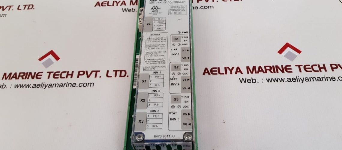 ABB ASFC-01C SWITCH FUSE CONTROLLER