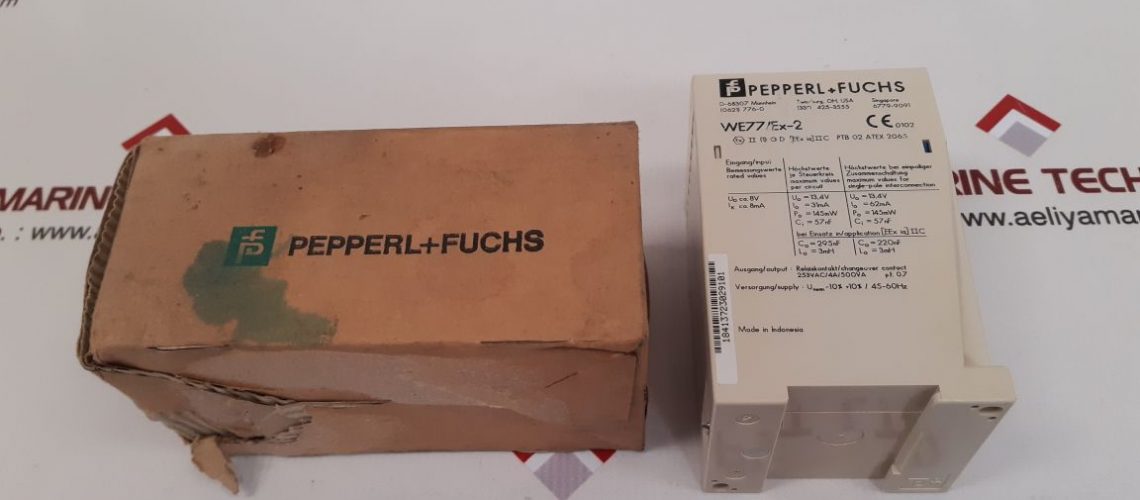 PEPPERL+FUCHS WE77/EX-2 ISOLATED SWITCH AMPLIFIER