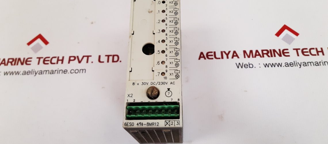 SIEMENS 6ES0 451 8 MR 12 OUTPUT MODULE