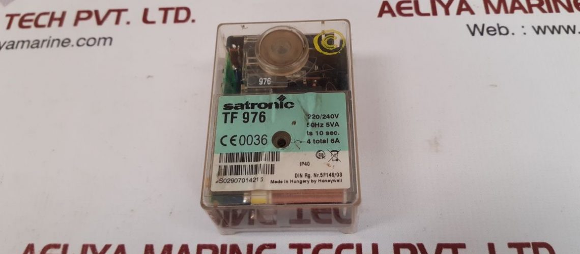 SATRONIC TF 976 BURNER SEQUENCE CONTROLLER