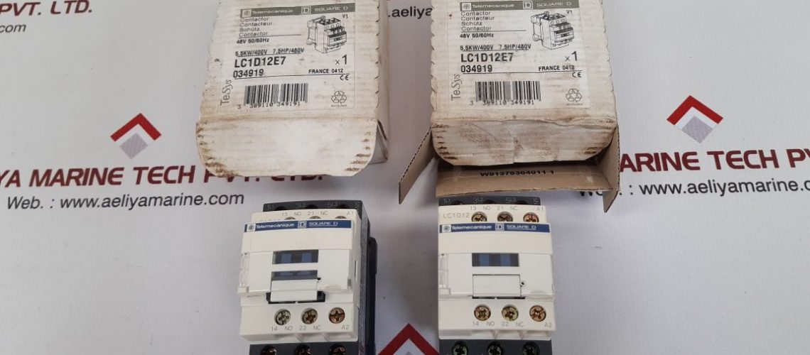 SCHNEIDER TELEMECANIQUE ELECTRIC LC1D12 CONTACTOR LC1D12E7