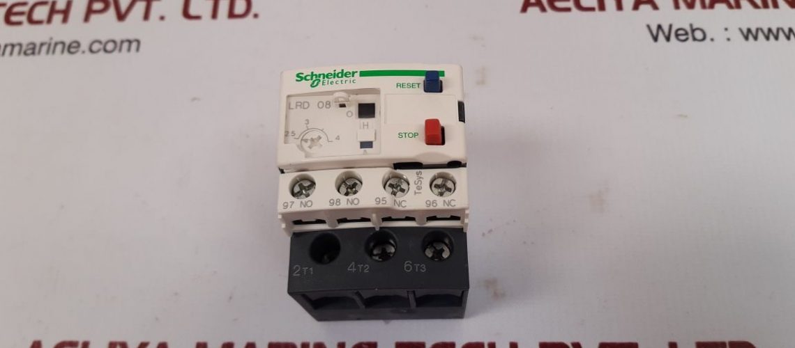 SCHNEIDER ELECTRIC LRD 08 THERMAL OVERLOAD RELAY 2.5-4A