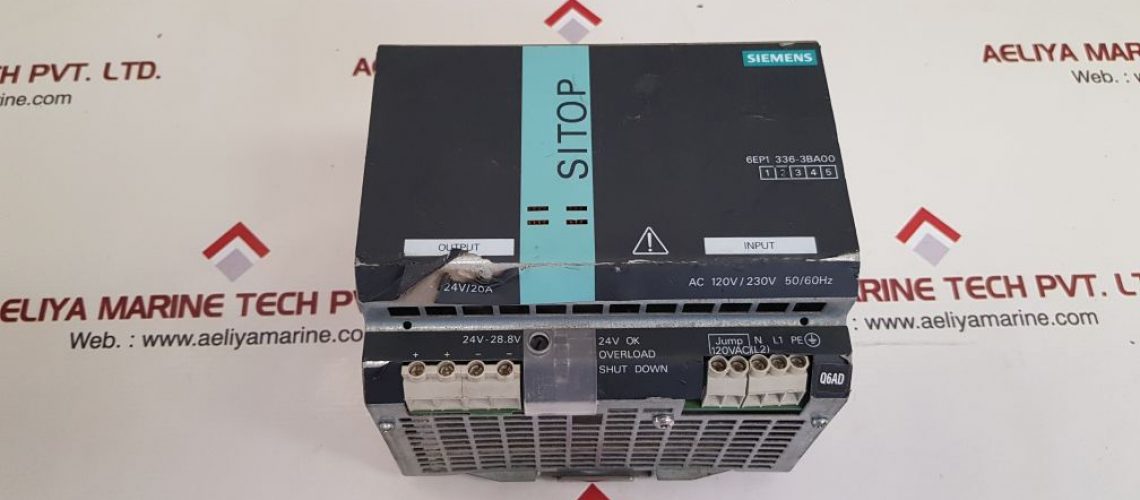 SIEMENS SITOP MODULAR 6EP1 336-3BA00