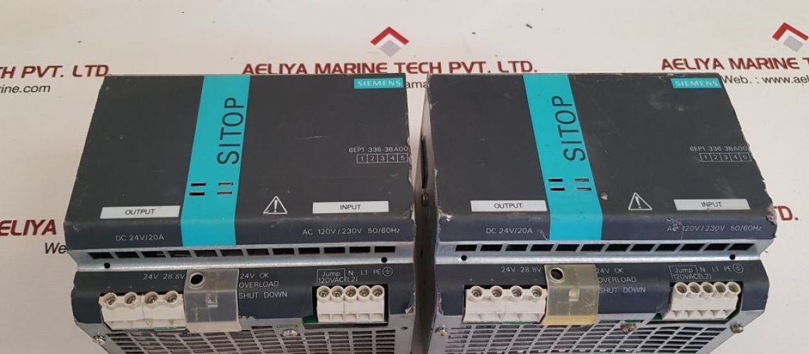 SIEMENS 6EP1 336-3BA00 SITOP MODULAR 20A ½ PH