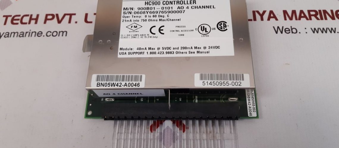 HONEYWELL 900B01-0101 4 POINT ANALOG OUTPUT MODULE