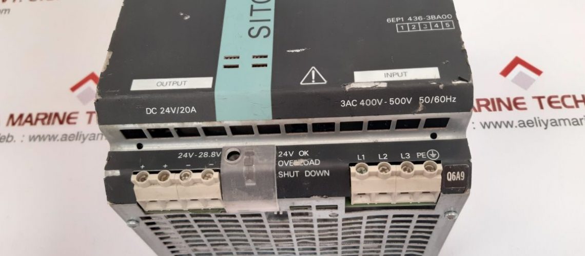 SIEMENS 6EP1 436-3BA00 POWER SUPPLY