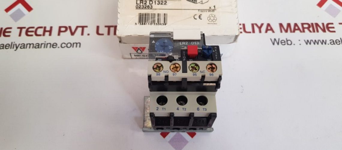 TELEMECANIQUE LR2 D1322 THERMAL RELAY