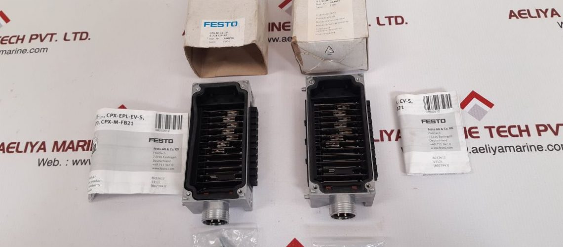 FESTO CPX-M-GE-EV-S-7/8-CIP-4P INTERLINKING BLOCK