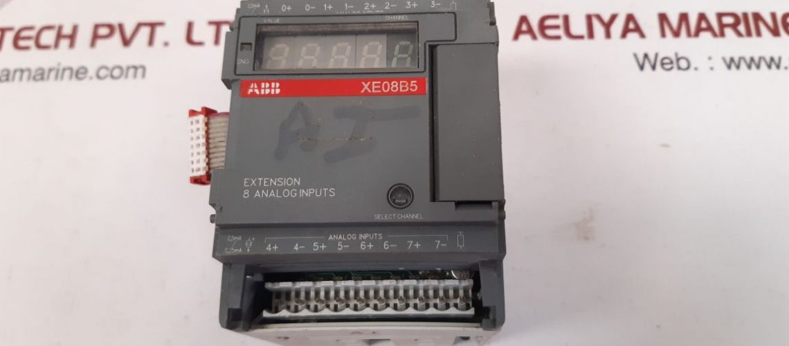 ABB XE08B5-G6.0 8 ANALOG INPUTS MODULE 1SBP260106R1001