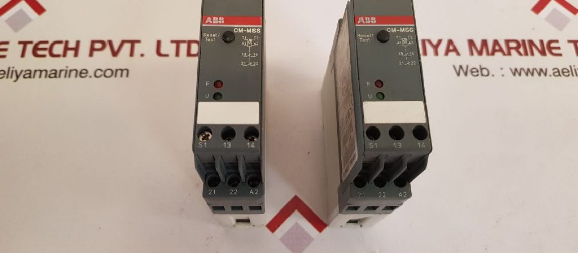 ABB CM-MSS THERMISTOR MOTOR PROTECTION MONITORING RELAY 1SVR430720R0400