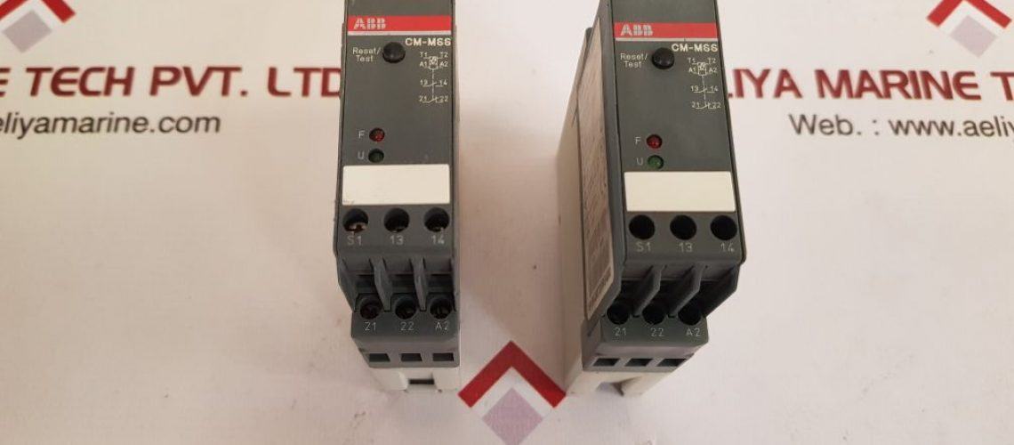 ABB CM-MSS THERMISTOR MOTOR PROTECTION MONITORING RELAY 1SVR430720R0400