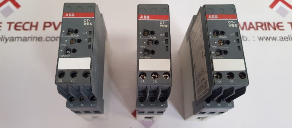 ABB CT-WBS.22 TIME RELAY