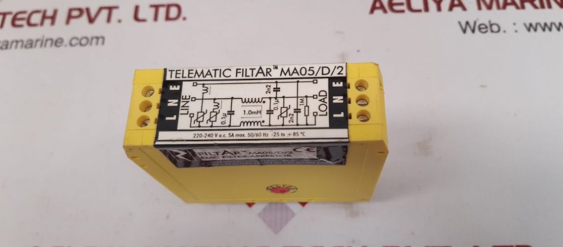 TELEMATIC FILTAR MA05/D/2 EMC FILTER-ARRESTOR