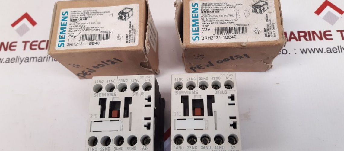 SIEMENS SIRIUS 3RH1131-1BB40 CONTACTOR RELAY