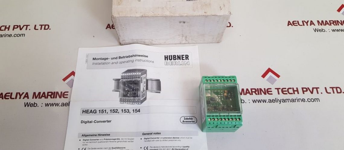 HUBNER BERLIN HEAG 152 DIGITAL CONVERTER