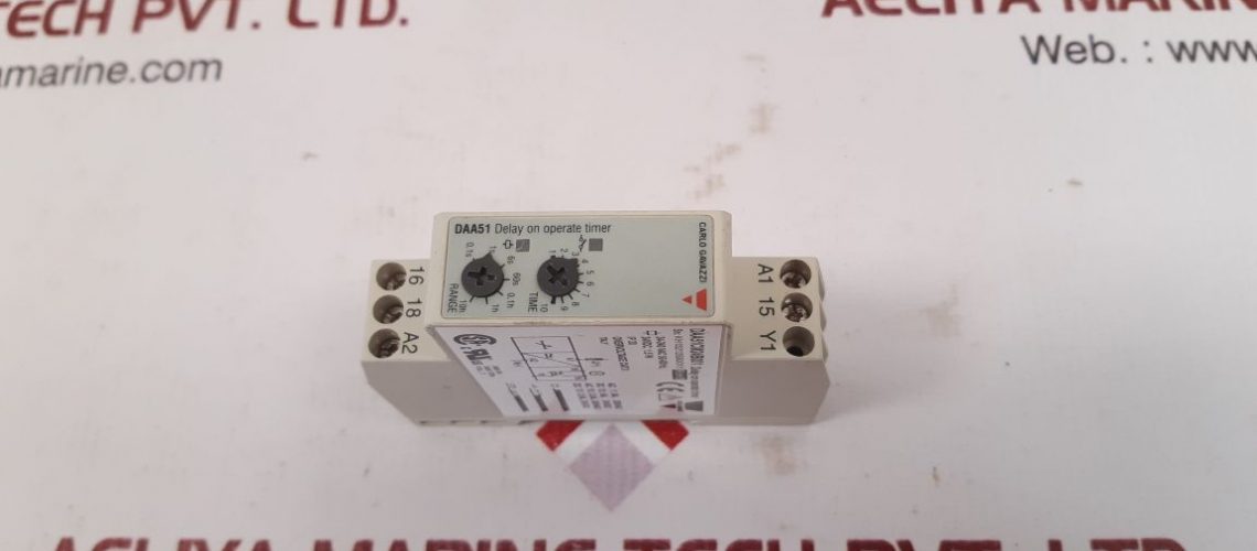 CARLO GAVAZZI DAA51CM24B001 DELAY ON OPERATE TIMER