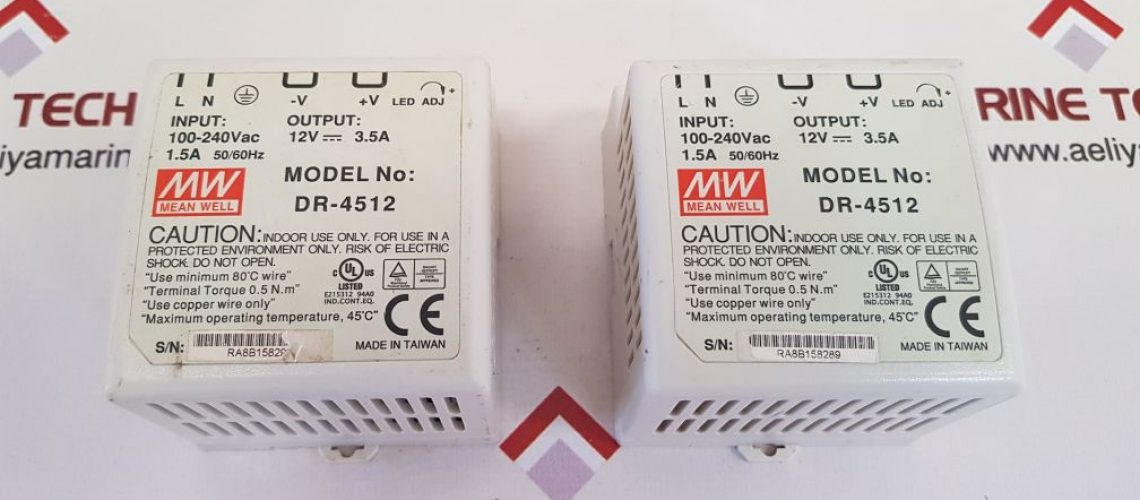 MEAN WELL DR-4512 POWER SUPPLY