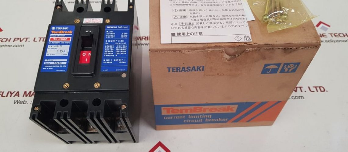 TERASAKI TL-100F 3 POLE CIRCUIT BREAKER 15A