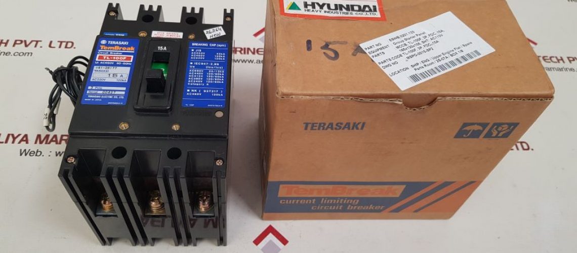 TERASAKI TL-100F 3 POLE CIRCUIT BREAKER ESWB.0201.133