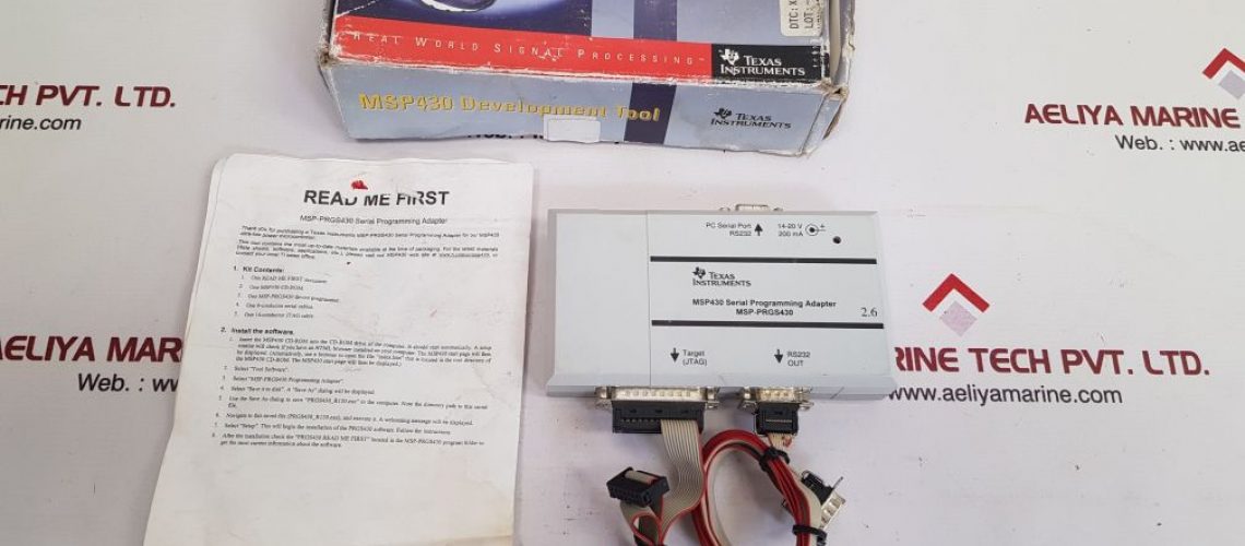 TEXAS INSTRUMENTS (1P) MSP-PRGS430 SERIAL PROGRAMMING ADAPTER