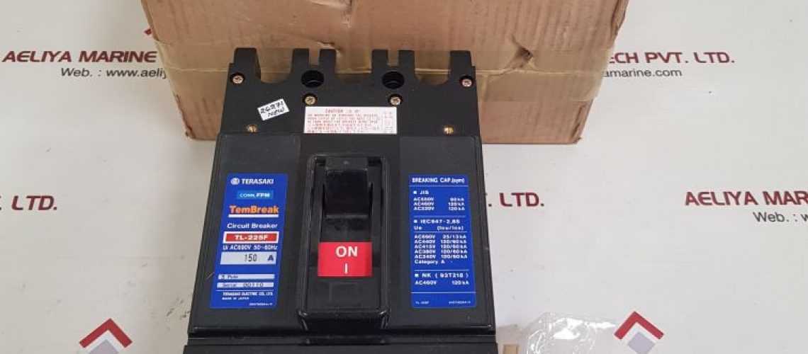 TERASAKI ELECTRIC TL-225F 3 POLE CIRCUIT BREAKER 150A