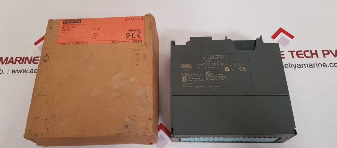 SIEMENS SIMATIC S7 6ES7 331-7KF02-0AB0 ANALOG INPUT MODULE