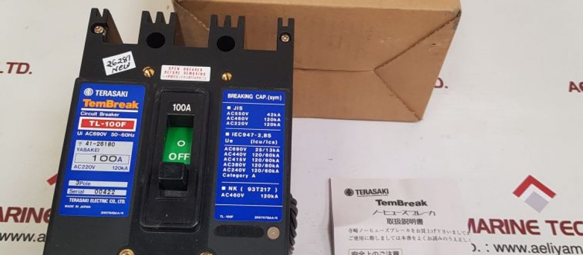 TERASAKI TL-100F CIRCUIT BREAKER 100A